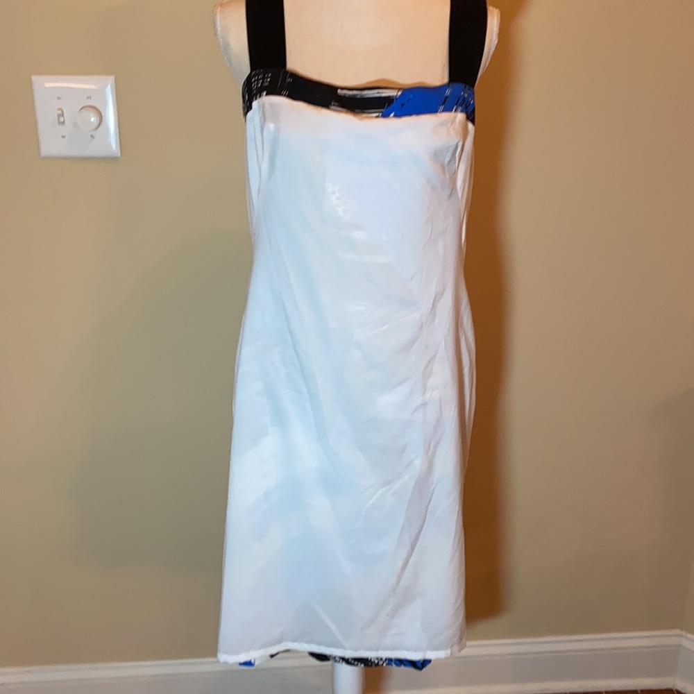 Milly Abstract Print Wide Strap Dress - Picture 9 of 11